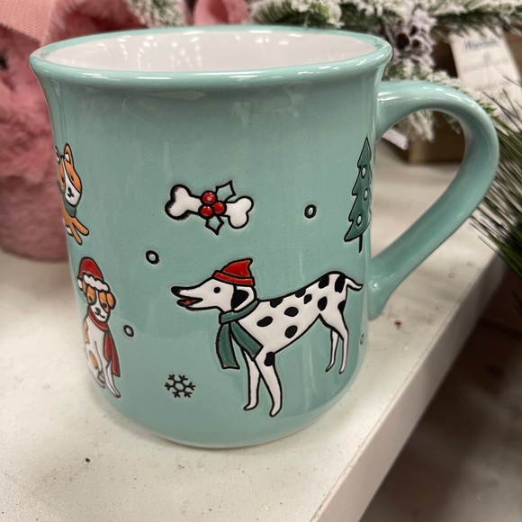 Clementine Christmas Dogs Corgi Frenchie Beagle Dalmatian Ceramic Mug NEW - Picture 2 of 4